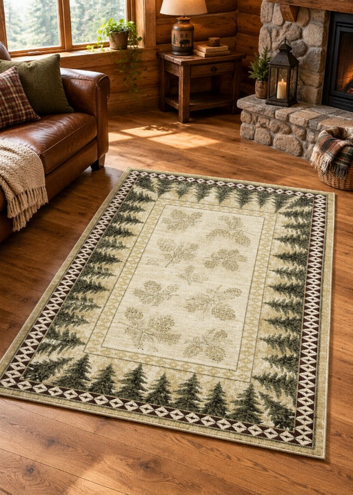 Pinesdale Rug Living Room | The Cabin Shack