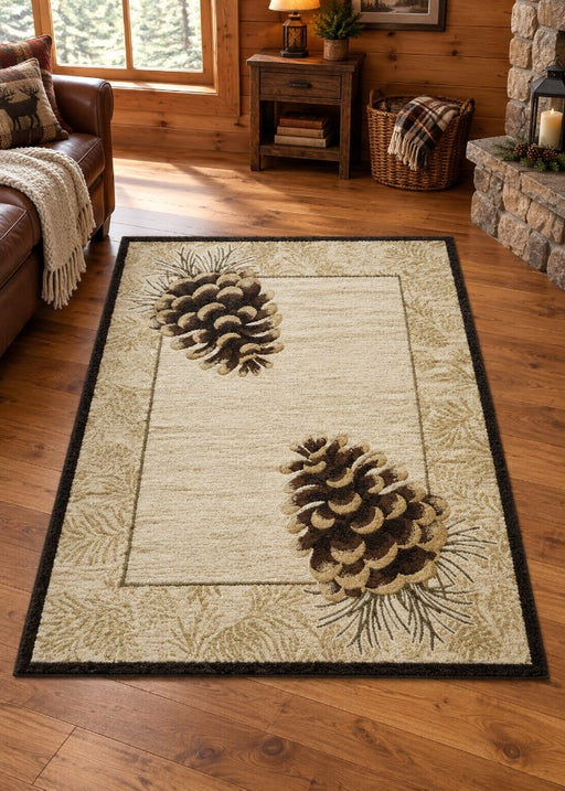 Pineview Lodge Rug Living Room | The Cabin Shack