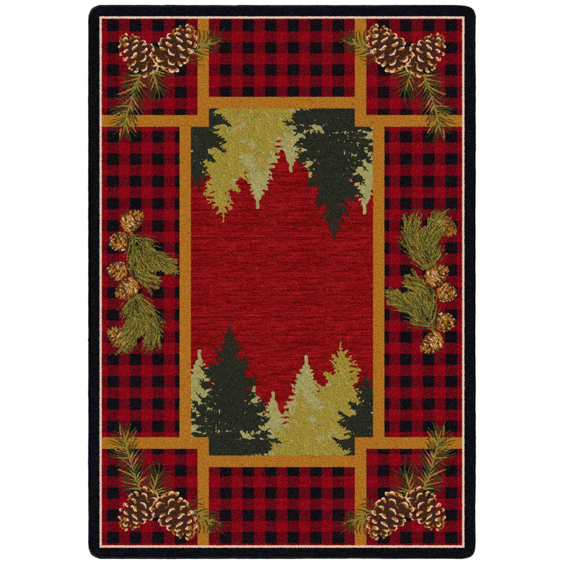 Plaid Woodland Rug | The Cabin Shack