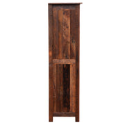 Side view of the Ptarmigan Mountain Reclaimed Barnwood Open Pantry