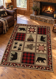 Red Lodge Rug Living Room | The Cabin Shack