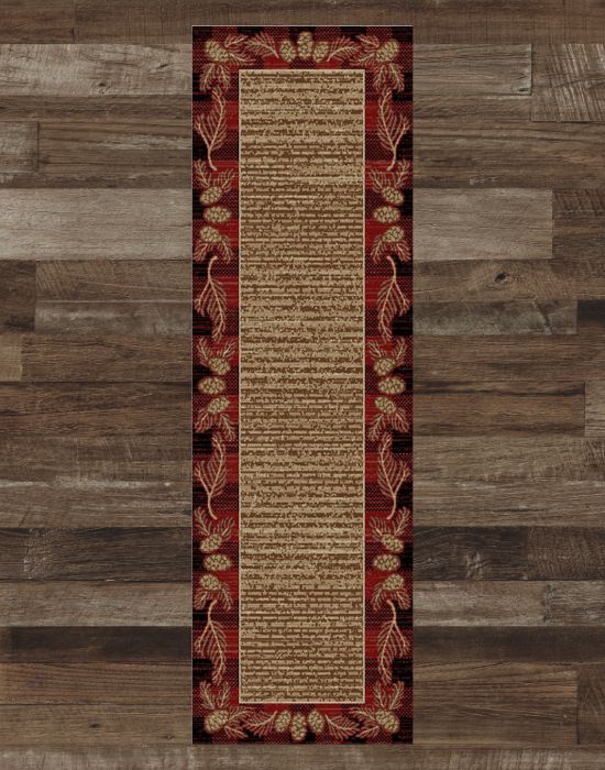 Redwood Pine Runner Rug | The Cabin Shack