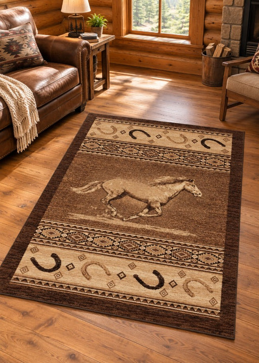 Running Wild Rug Living Room | The Cabin Shack