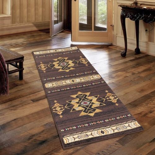 Saguaro Brown Runner Rug | The Cabin Shack