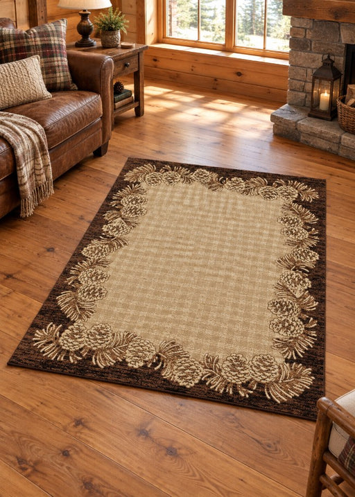 Salida Pine Rug Living Room | The Cabin Shack