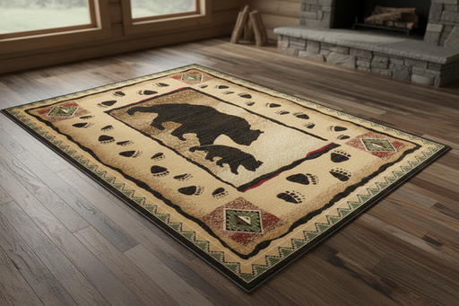Sandstone Bear Rug | The Cabin Shack