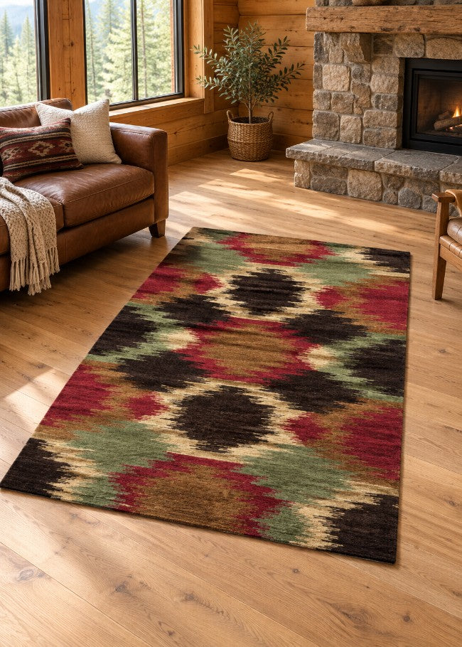 Santa Rosa Rug Living Room | The Cabin Shack