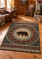 Spirit Lake Multi Rug Living Room | The Cabin Shack