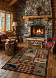 Sprague Lake Rug Living Room | The Cabin Shack