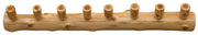 St Vrain Mountain Cedar Log Wall Coat Rack in the 48-inch width with eight pegs