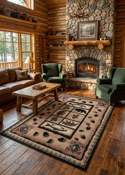 Standing Bear River Rug Living Room | The Cabin Shack