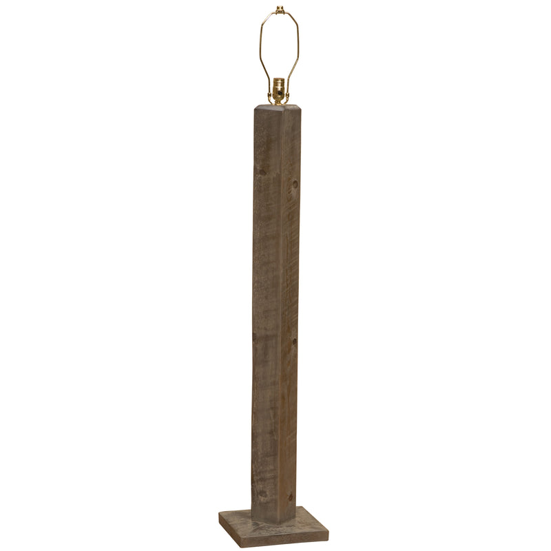 Stanley Mountain Pine Floor Lamp shown without a shade