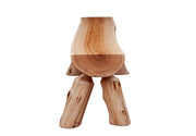 Side view of the Sugarloaf Mountain Cedar Log Half-Log Bench