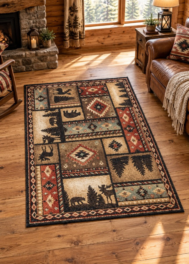 Sutter Spring Rug Living Room | The Cabin Shack