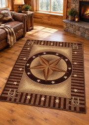 Texas Road Auburn Rug Collection Living Room | The Cabin Shack