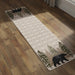Timber creek lodge rug runner on rustic flooring
