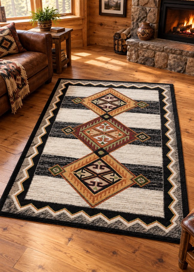 Tri County Rug Living Room | The Cabin Shack