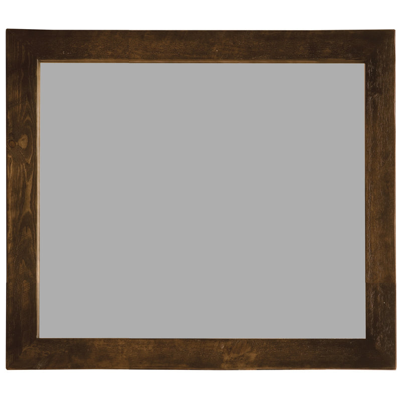 Front view of the Ute Peak Pine Wall Mirror