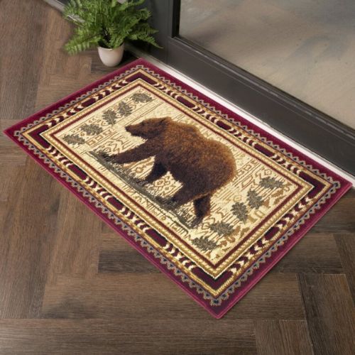 Valley Grizzly Scatter Rug | The Cabin Shack