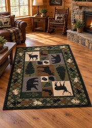Wildwood Camp Rug Living Room | The Cabin Shack