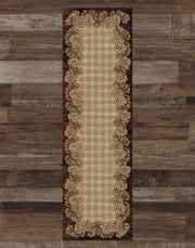 Winter Park Pine Runner Rug | The Cabin Shack