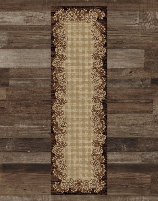 Winter Park Pine Runner Rug | The Cabin Shack