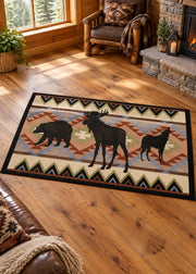 Woodland Party Rug Living Room | The Cabin Shack