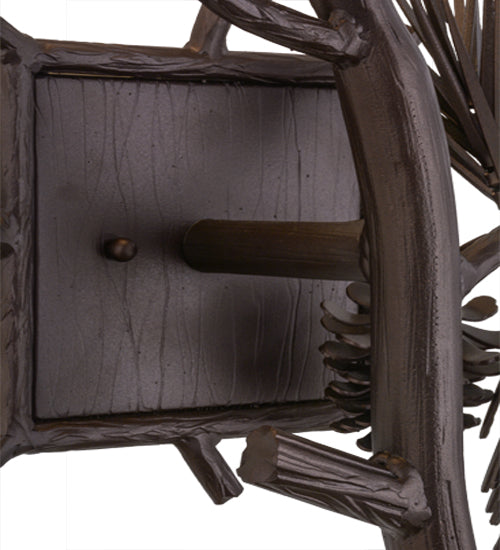 10" Wide Right Forest Pine Cone Wall Sconce 3 | The Cabin Shack
