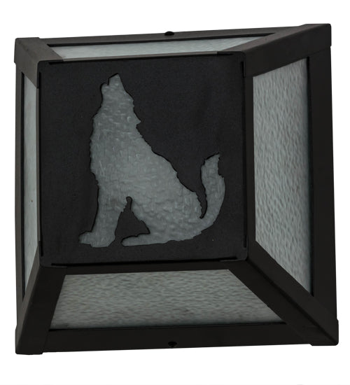 10" Wide Lone Wolf Trail Wall Sconce 6 | The Cabin Shack