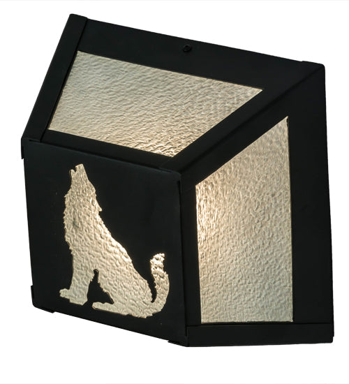 10" Wide Lone Wolf Trail Wall Sconce 4 | The Cabin Shack