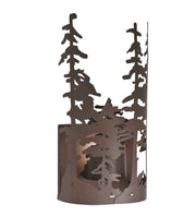 11" Wide Pine Forest Wall Sconce 4 | The Cabin Shack