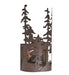 11" Wide Pine Forest Wall Sconce 4 | The Cabin Shack