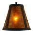 12" Wide Amber Mica Paddle Wall Sconce 8 | The Cabin Shack