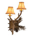 12" Wide Forest Pine Cone Wall Sconce 3 | The Cabin Shack