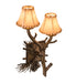 12" Wide Left Forest Pine Cone Wall Sconce 2 | The Cabin Shack