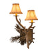 12" Wide Left Forest Pine Cone Wall Sconce 3 | The Cabin Shack