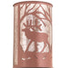 12" Wide Majestic Elk Wall Sconce 4 | The Cabin Shack