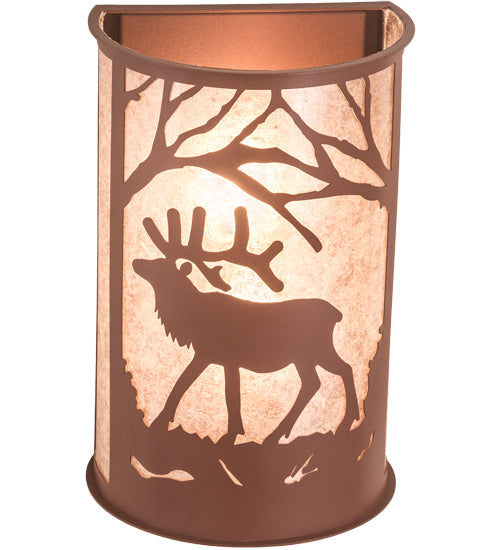 12" Wide Majestic Elk Wall Sconce 3 | The Cabin Shack