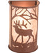 12" Wide Majestic Elk Wall Sconce 3 | The Cabin Shack