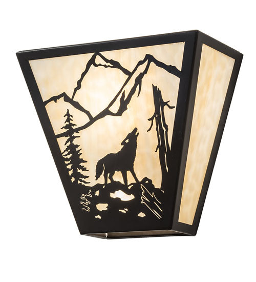 Antique Copper Wolf Trail Wall Sconce | The Cabin Shack