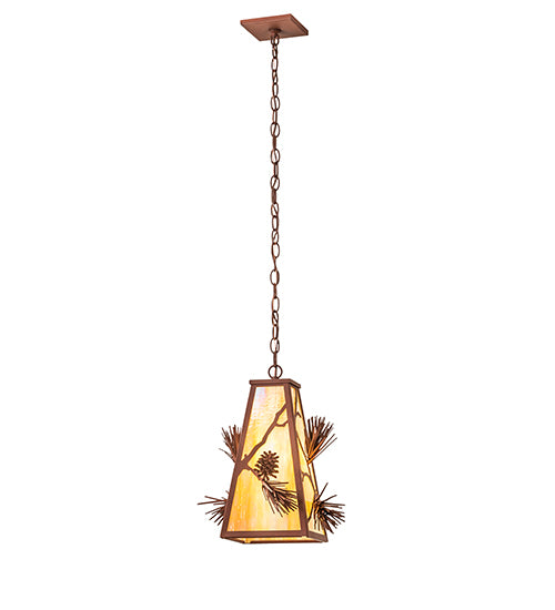 13" Wide Lakewood Pine Mountain Pendant 3 | The Cabin Shack