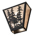 13" Wide Riverside Forest Wall Sconce 3 | The Cabin Shack