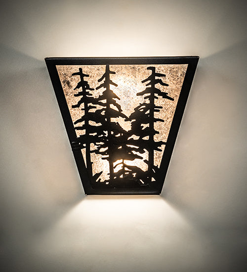 13" Wide Riverside Forest Wall Sconce | The Cabin Shack