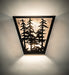 13" Wide Riverside Forest Wall Sconce | The Cabin Shack