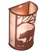 13" Wide Rustic Woodland Bear Wall Sconce 4 | The Cabin Shack