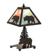 15" High Black Bear Accent Lamp | The Cabin Shack