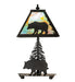 15" High Black Bear Accent Lamp 6 | The Cabin Shack