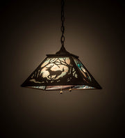 Bronze Woodland Deer Trail Pendant | The Cabin Shack