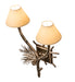 18" Wide Forest Pine Cone Wall Sconce 2 | The Cabin Shack