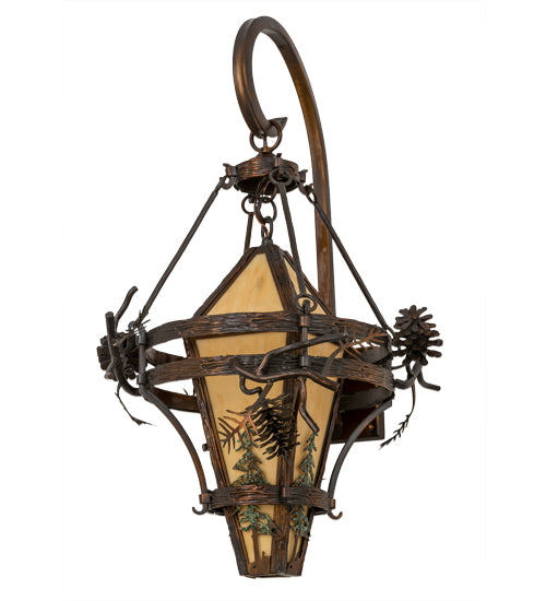 18" Wide Lakewood Pine Tree Wall Sconce 6 | The Cabin Shack